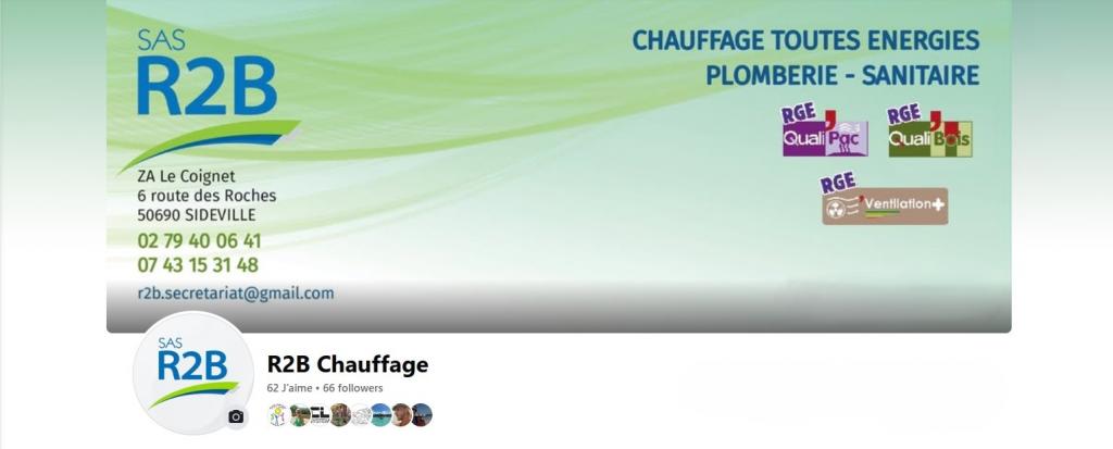 Retrouvez nous sur facebook - R2B